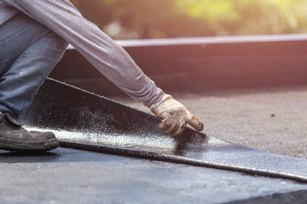 Professional Waterproofing technician working in Reeseville, WI